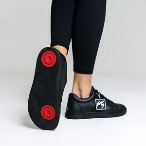 Fuego Dance shoes Low top All black 6.5 M 7.5 W